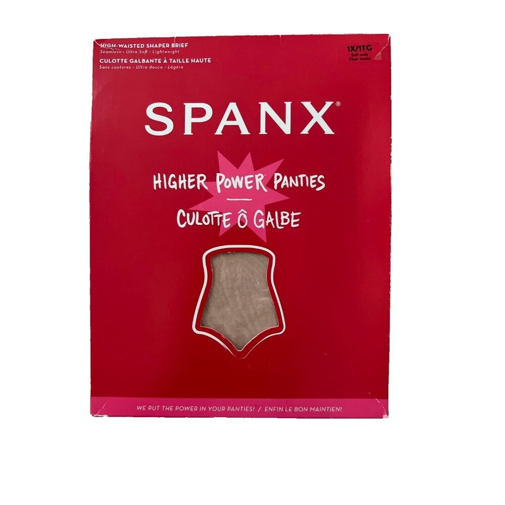 Spanx 2746 Higher Power Panties Shaper Brief Soft Nude ( 1X )